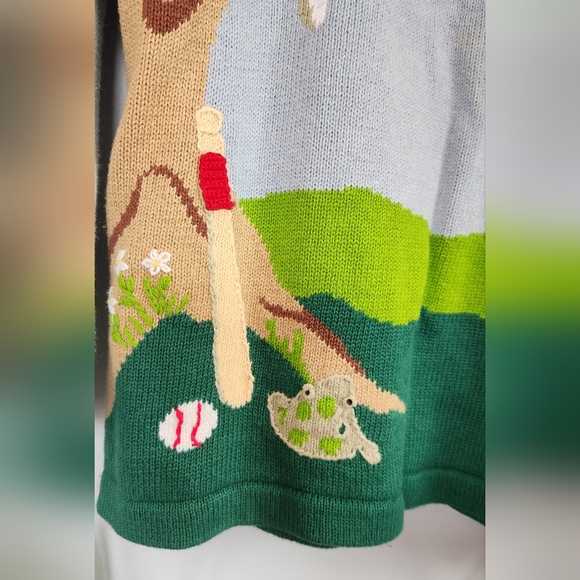 Vintage HSN Storybrook Knits Playground Park Sweaters - Picture 6 of 13